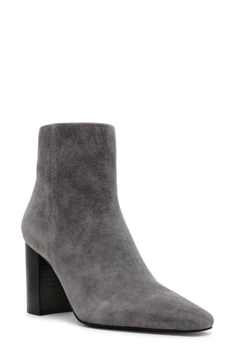 Grey and black boots best sale