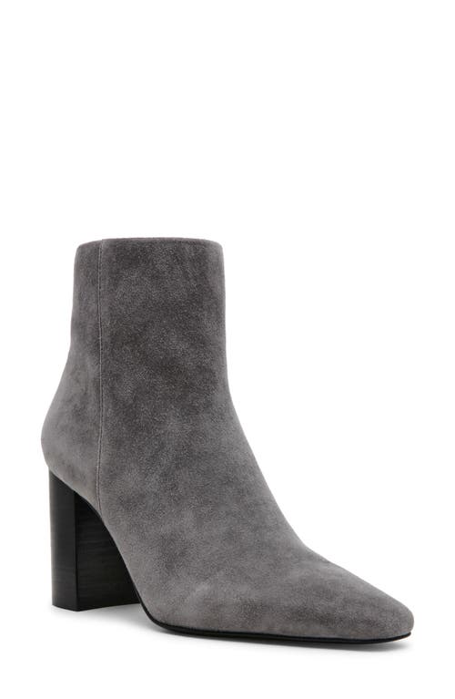 Shop Steve Madden Aidan Bootie In Grey Suede