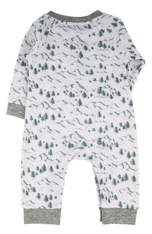 Shop Miki Miette Henry Alpine Print Waffle Knit Romper