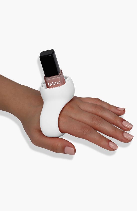 Londontown Bottle Service Nail Polish Holder In White