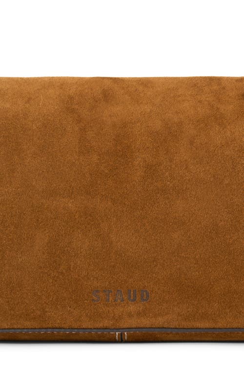 Staud Harlow Shoulder Bag Tan In Tan
