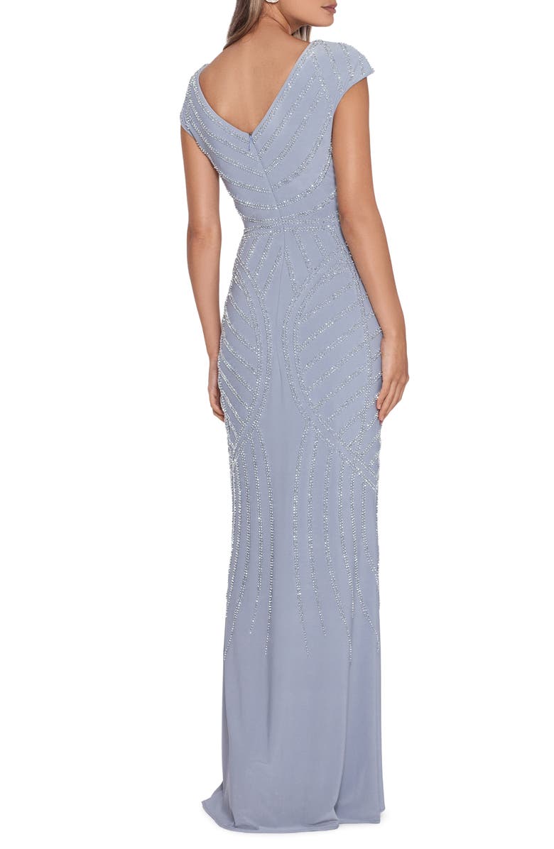 Xscape Beaded V Neck Gown Nordstrom Xscape Beaded V Neck Gown Nordstrom