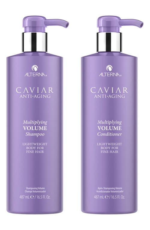 ® ALTERNA Caviar Anti-Aging Multiplying Volume Shampoo & Conditioner Bundle $111 Value