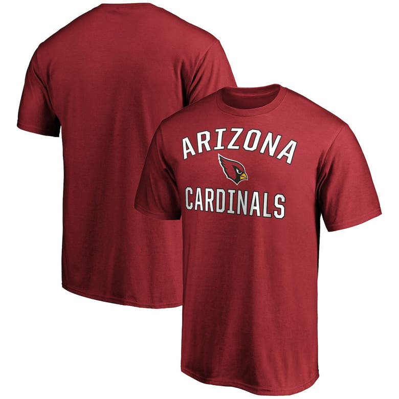 Men's Fanatics Branded Cardinal Arizona Cardinals Victory Arch T-Shirt