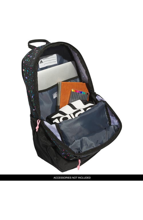 Shop Adidas Originals Adidas Creator 2 Backpack In Speckle Black/pink/black