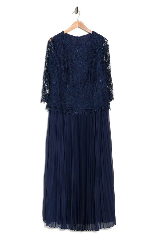 strapless open back dress Pleated Bustier Midi Dress main image 1