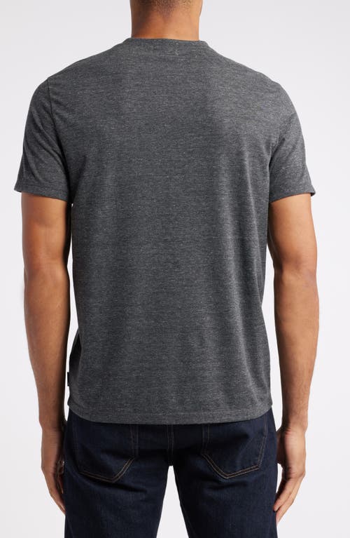 Ag Bryce Heathered Crewneck T-shirt In Heather Charcoal