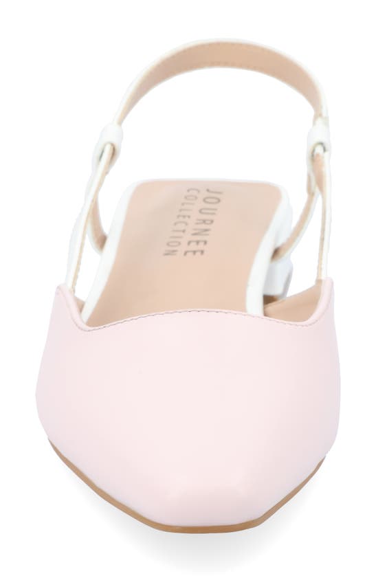 Journee Collection Paislee Slingback Pump In Pink
