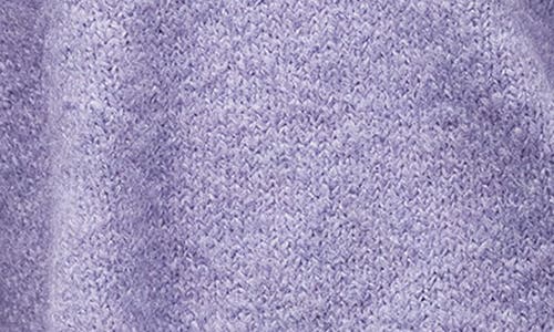 Shop Topshop Oversize V-neck Sweater In Lilac