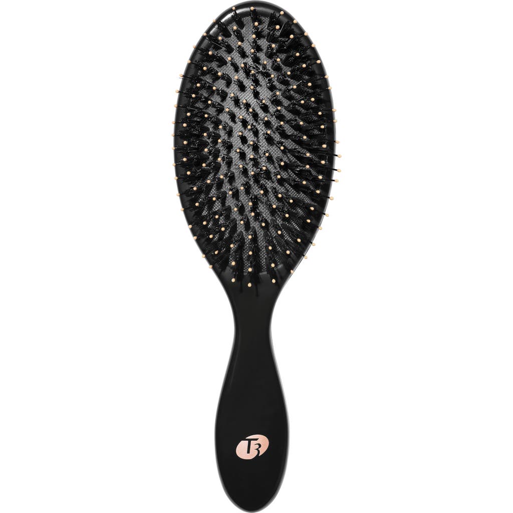 T3 Polish Shine Premium Vegan Boar And Nylon Oval Hairbrush In Default Title