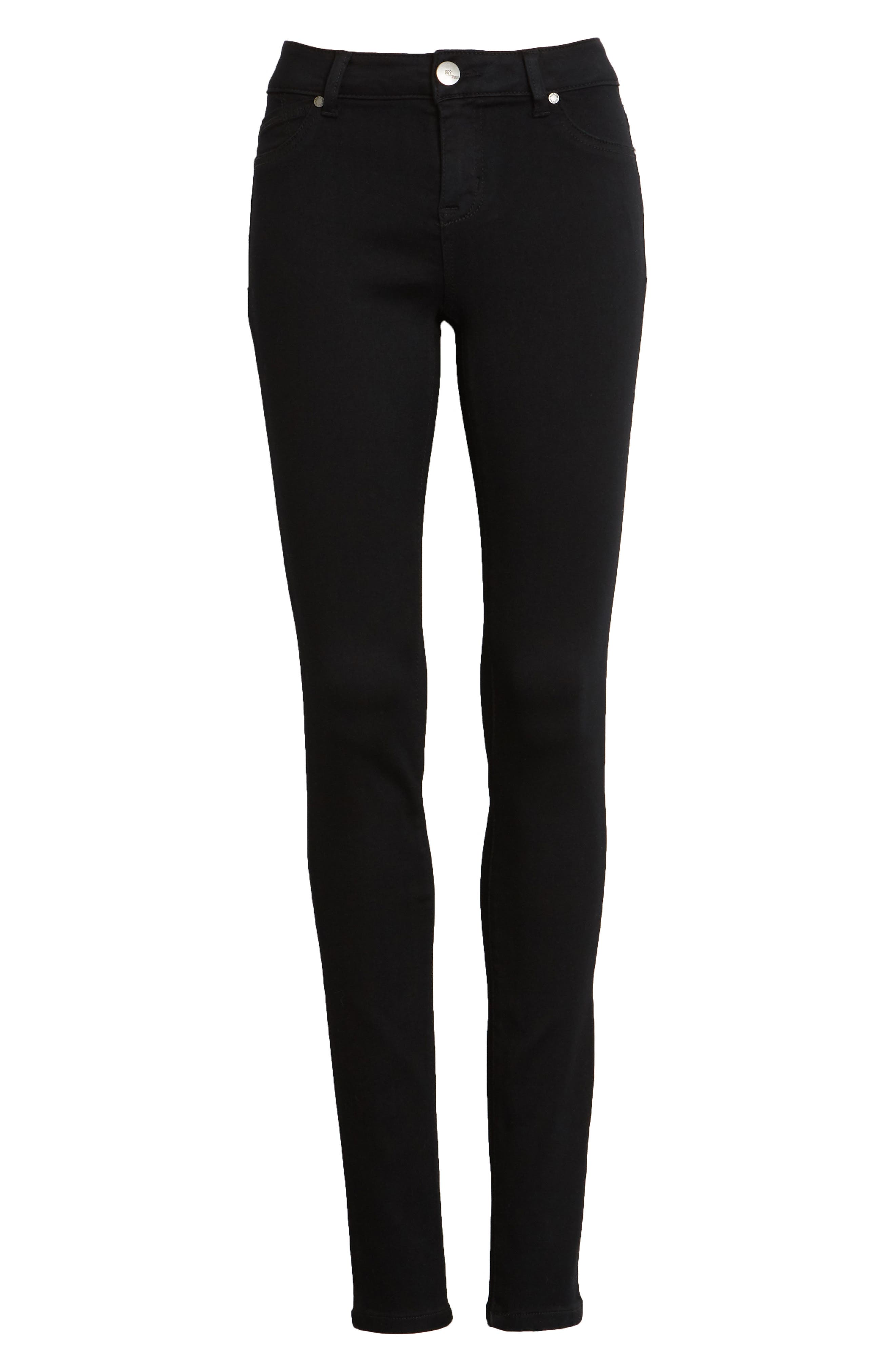 womens black jean pants