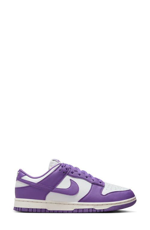 Nike Dunk Low Next Nature Sneaker In Summit White/black Raspberry