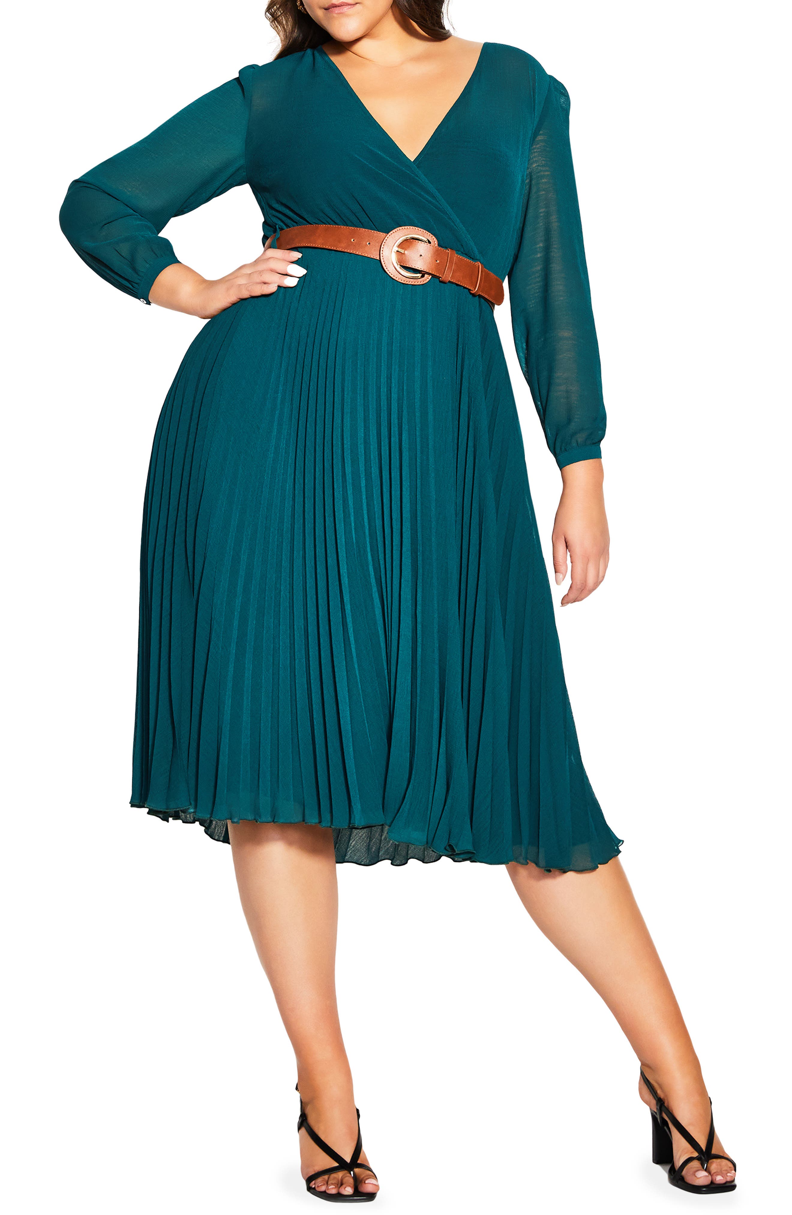 Long Sleeve Plus Size Dresses for Women 
