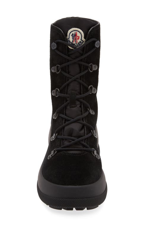 Shop Moncler Resile Trek High Top Boot In Black