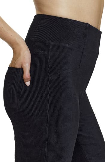 New No nonsense Womens Corduroy Leggings Color Espresso/Brown Size Large  Pockets
