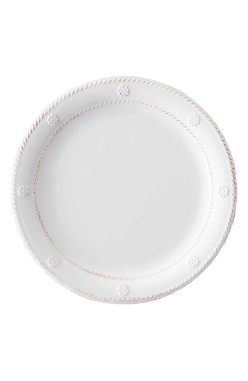 Juliska Berry & Thread Melamine Dessert/salad Plates, Set Of 4 In Whitewash
