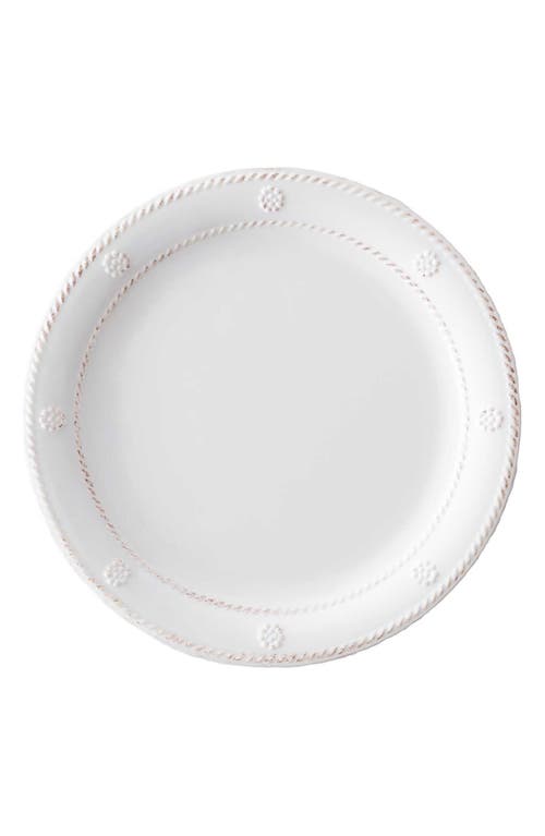 Shop Juliska Berry & Thread Set Of 4 Melamine Dessert Plates In Whitewash