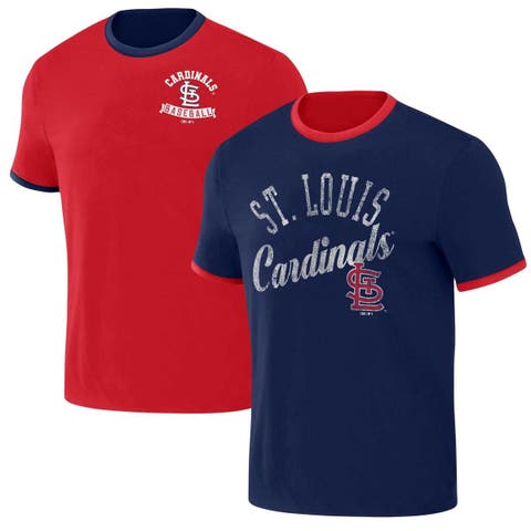 St. Louis Cardinals Row One Unisex Red STL Logo Canvas Lace Up