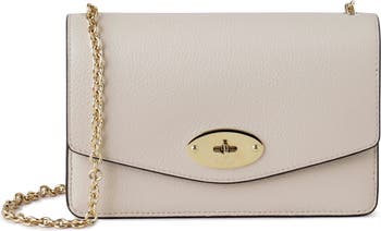 cream mulberry clutch