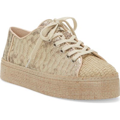 Vince Camuto Calitrie Platform Sneaker, Metallic