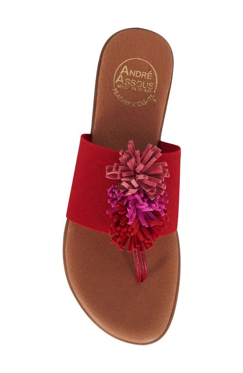 Shop Andre Assous André Assous Novalee Featherweights™ Sandal In Red/multi