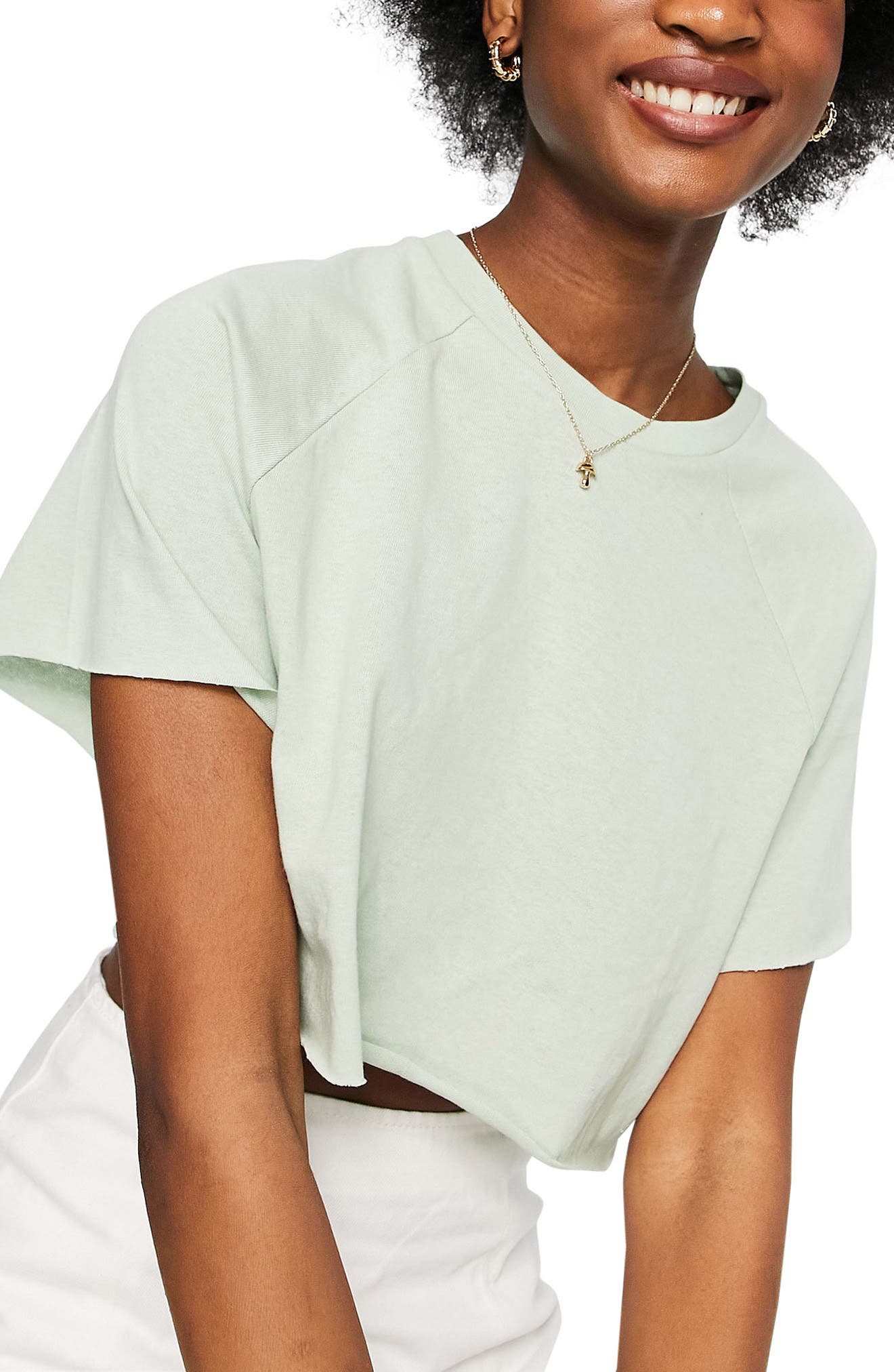 Damen Kleidung Tops & T-Shirts Shirts Topshop Shirts V Ausschnitt Shirt T Shirt grau topshop 