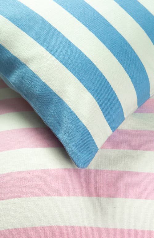 ARCHIVE NEW YORK ARCHIVE NEW YORK CABANA STRIPE HANDWOVEN COTTON THROW PILLOW