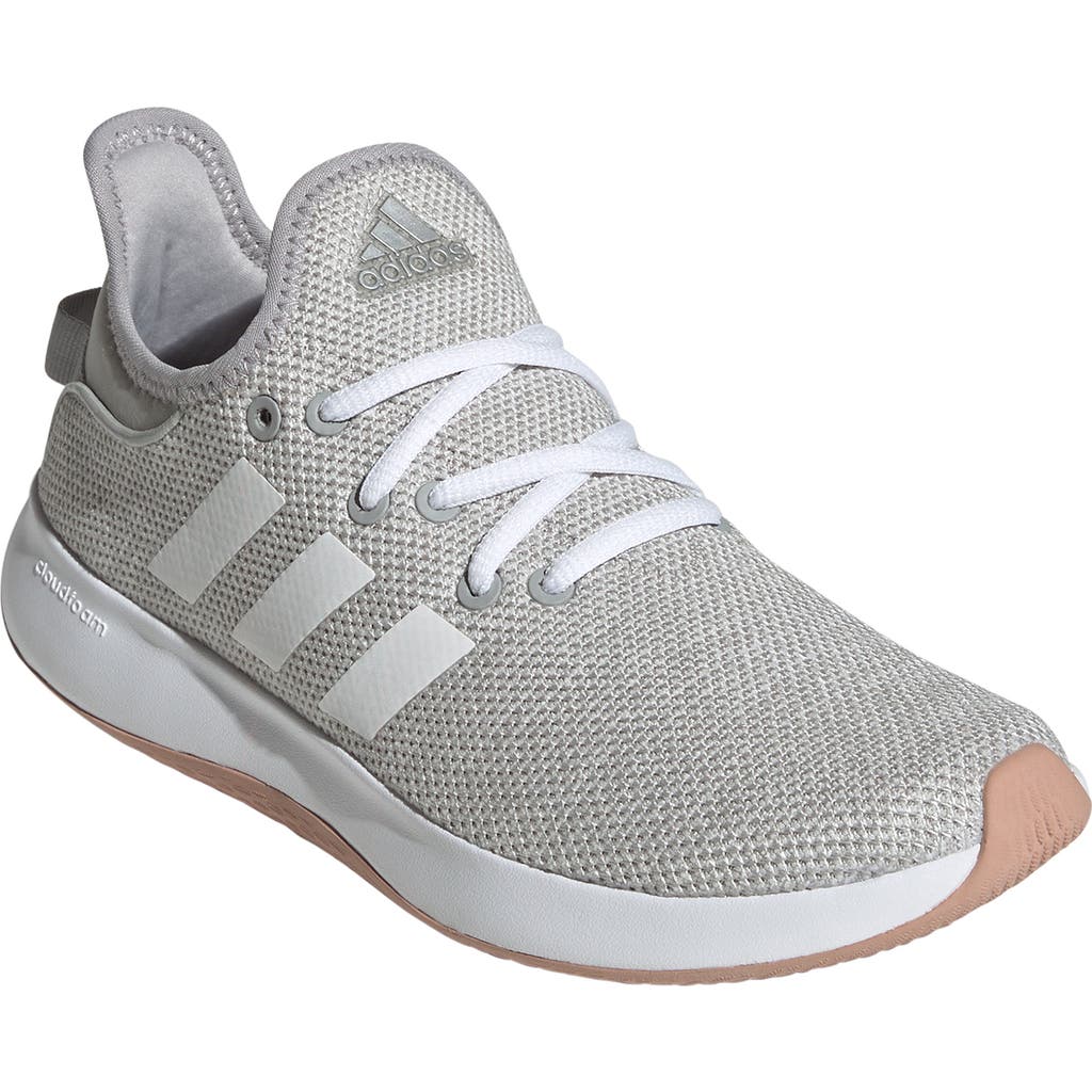 Adidas Originals Adidas Cloadfoam Pure Running Shoe In Grey/white/silver Metallic
