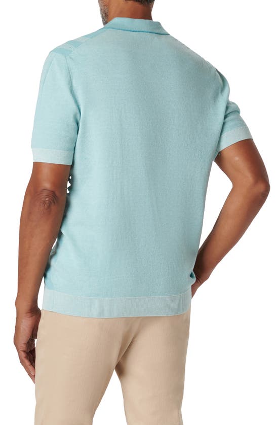 Shop Bugatchi Johnny Collar Polo In Jade