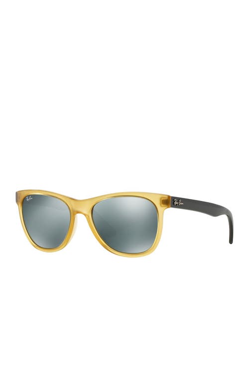 Ray Ban Ray-ban Highstreet 54mm Wayfarer Sunglasses In Yellow