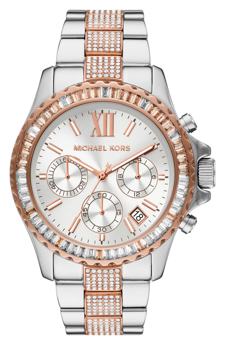Michael Kors MICHAEL Michael Kors Everest Pavé Chronograph Bracelet Watch,  42mm | Nordstrom