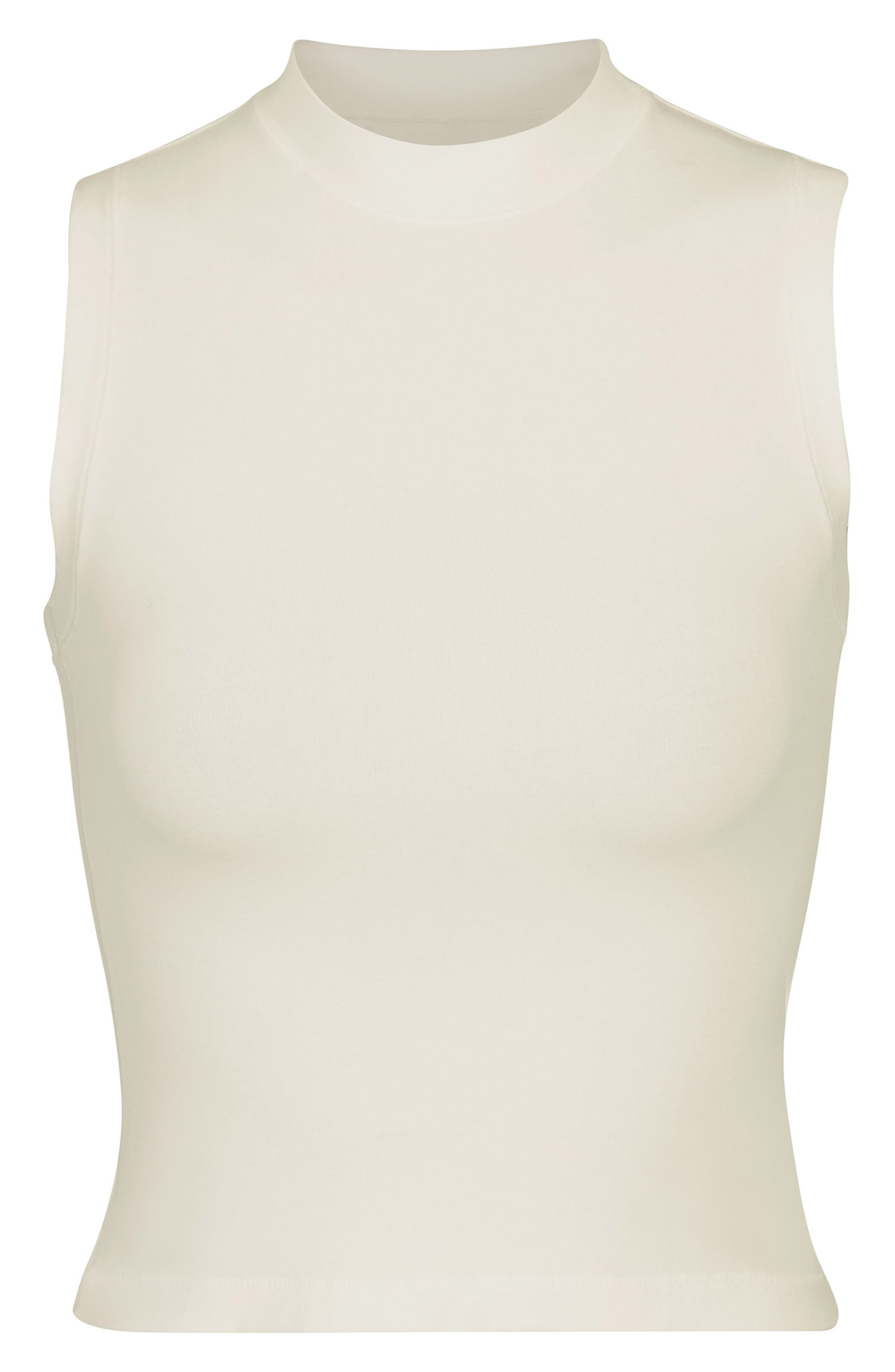 mock neck tank