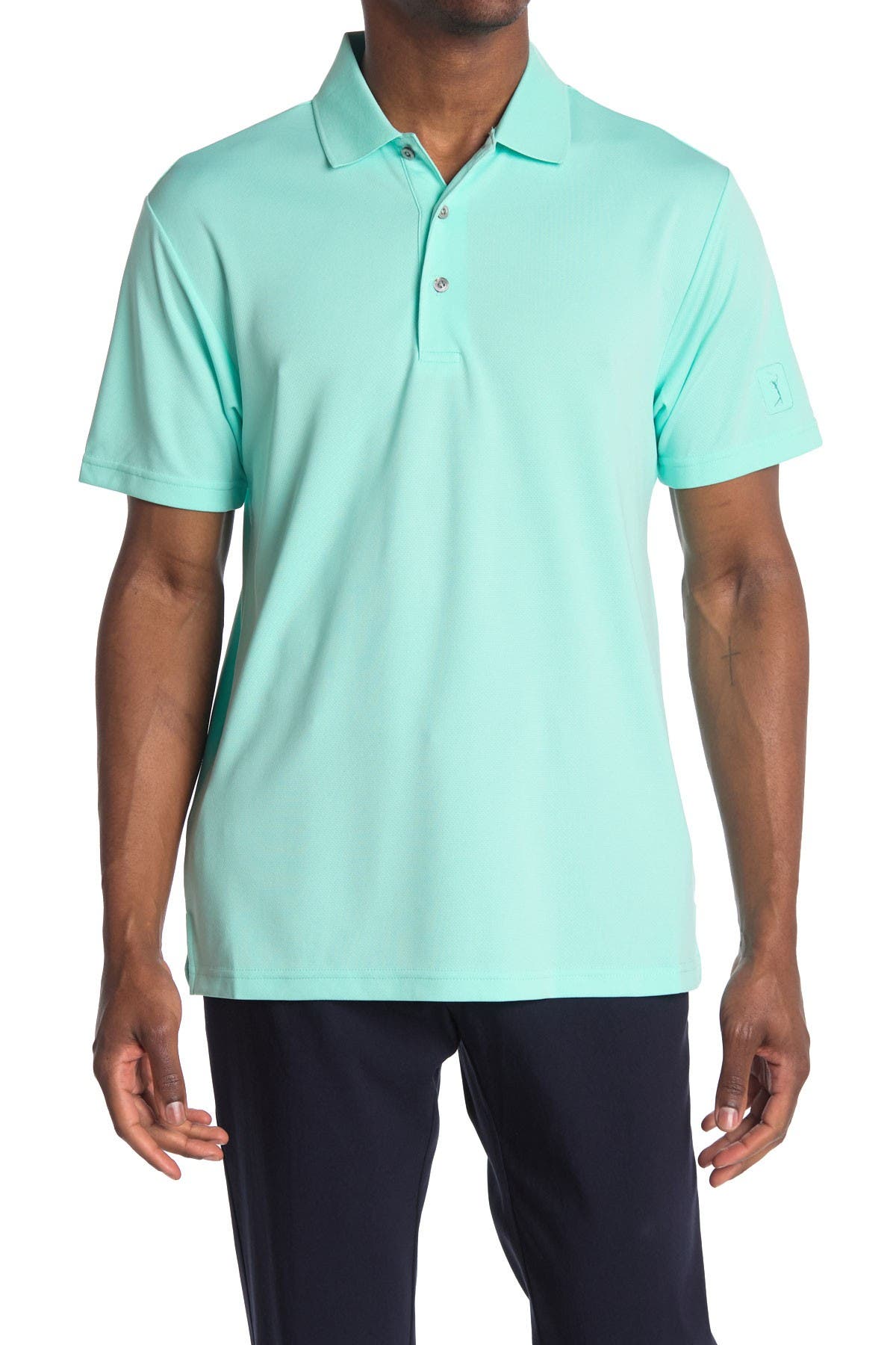 pga tour airflux long sleeve polo