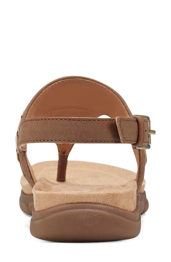 Shop Easy Spirit Monte Slingback Sandal In Medium Brown