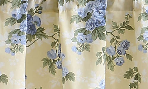 Laura Ashley Cassidy Valance Curtain In Soft Yellow