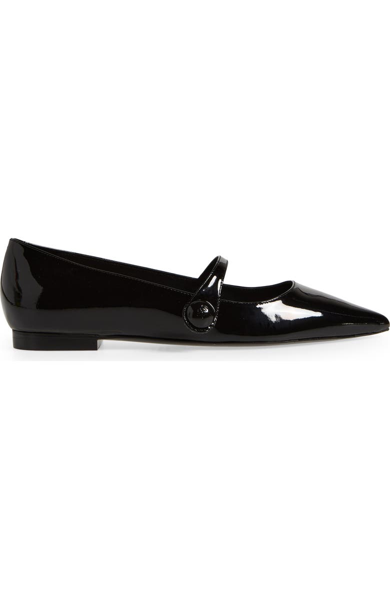 Stuart Weitzman Pointed Toe Mary Jane Flat, Alternate, color,