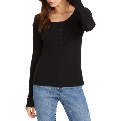 Volcom Secret Stone Henley, Black