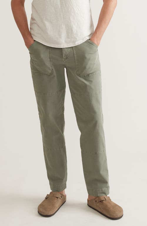 Shop Marine Layer Breyer Relaxed Utility Pants In Vetiver