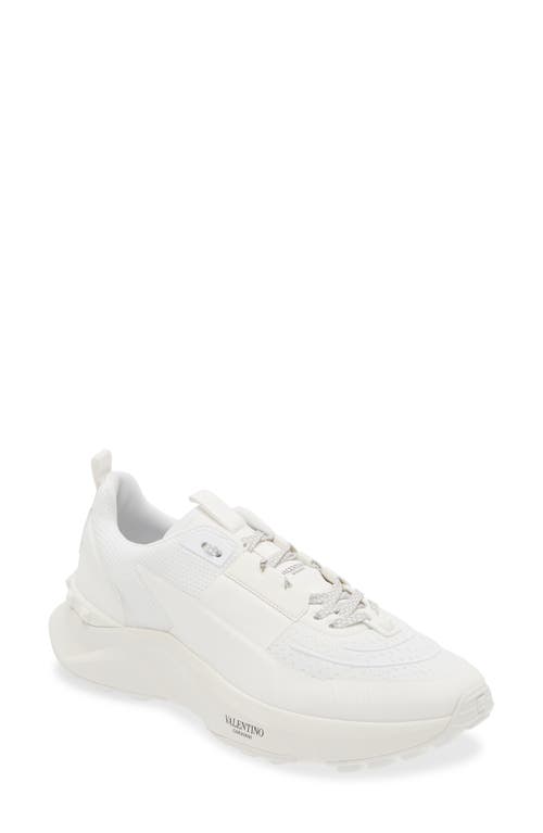 Valentino Garavani Rockstud Knit Sneaker at Nordstrom,