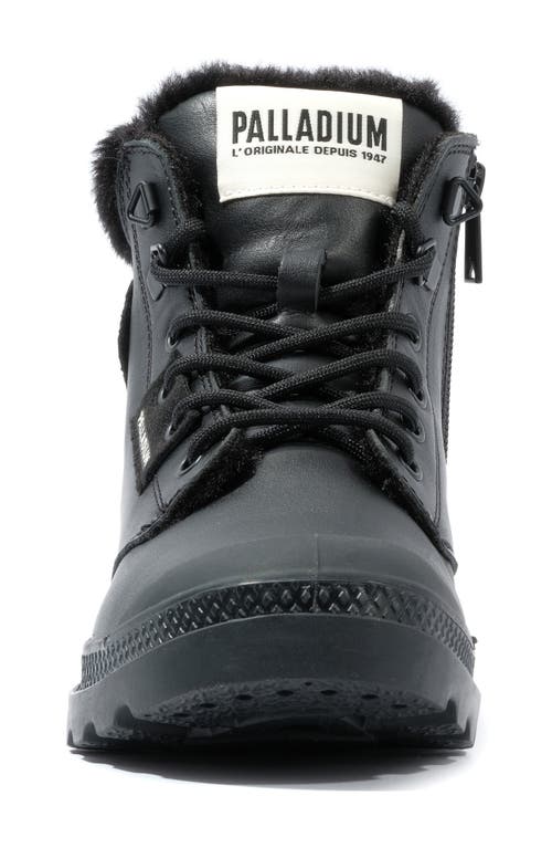 Palladium Pampa Hi Faux Fur Lined Boot In Black