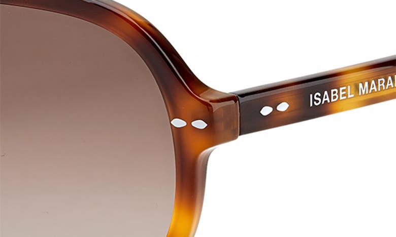 Shop Isabel Marant 59mm Gradient Aviator Sunglasses In Brown