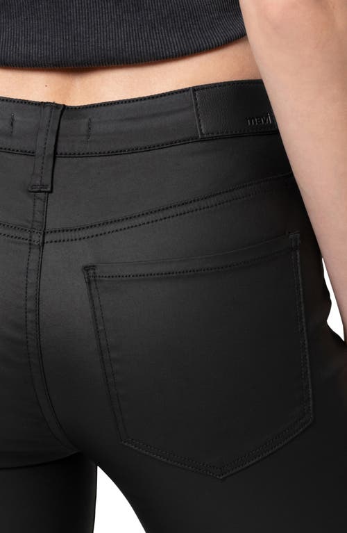 Shop Mavi Jeans Maria Coated Bootcut Jeans In Black Coated