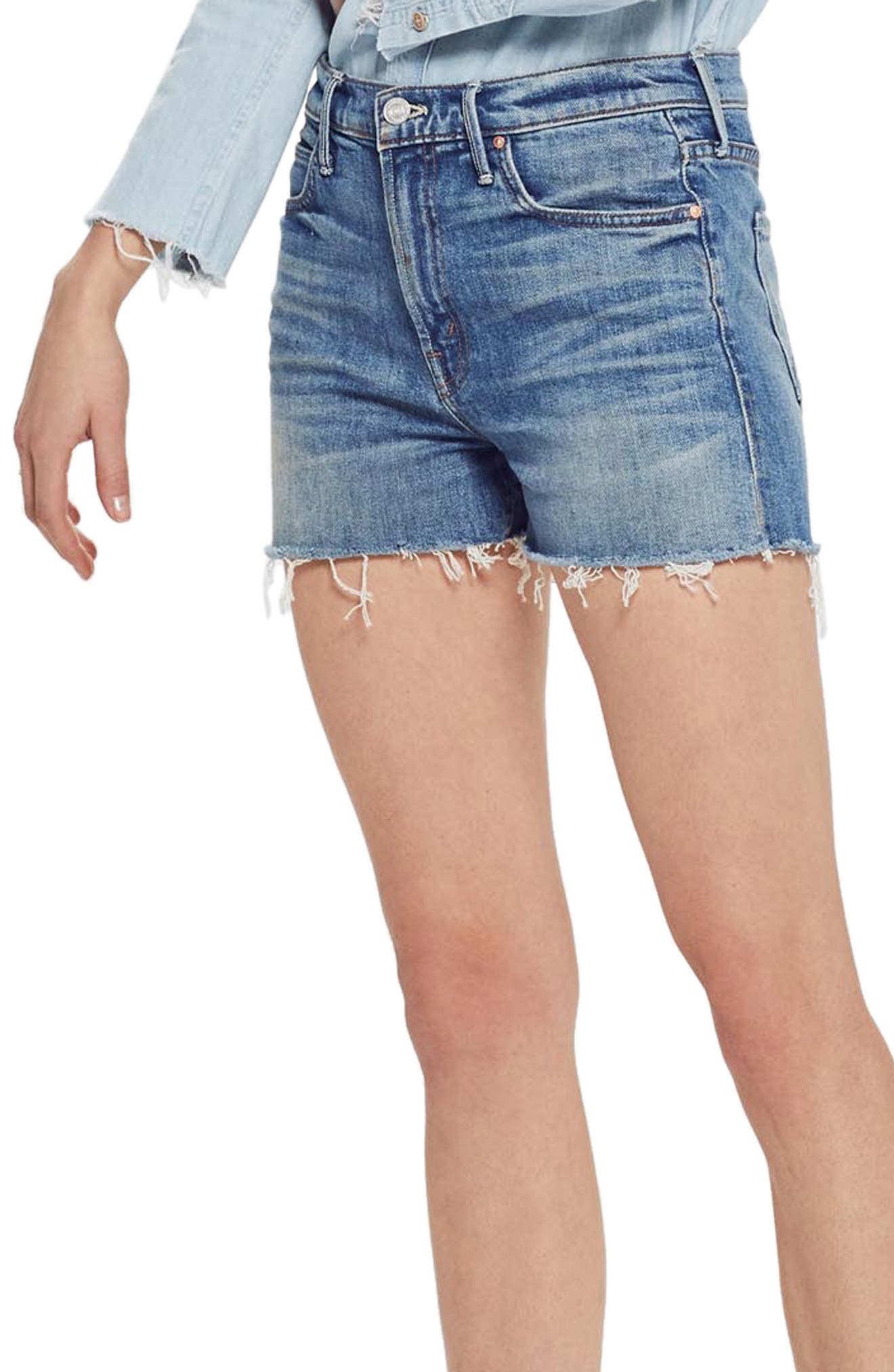 mother jean shorts