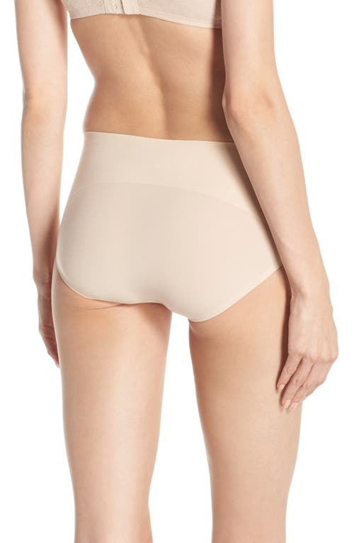 SlimShaper by Miracle Brands Women's High-Waisted Tummy Tuck Briefs - Warm  Beige XXL