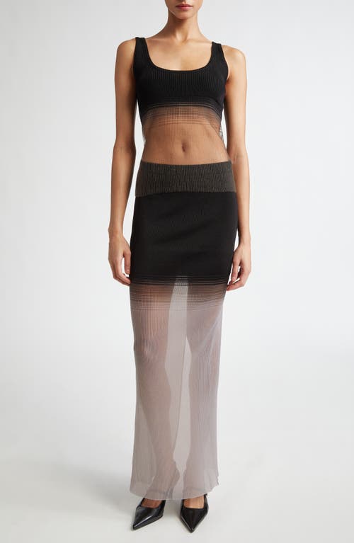 Grace Ling Evanescent Tank Top In Fume