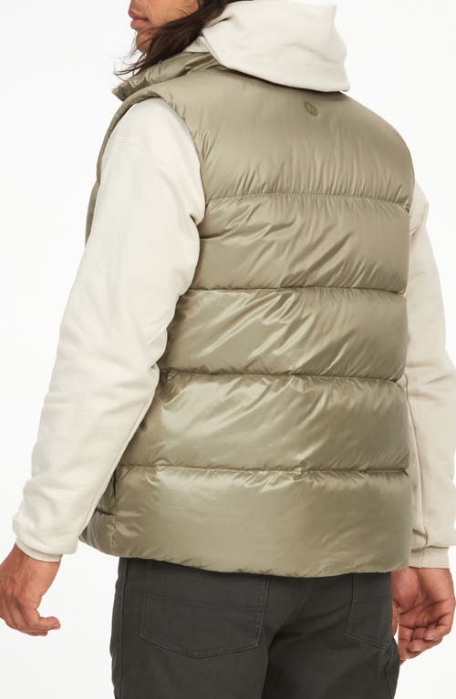 Marmot Men's Guides Quilted Full-zip Down Vest In Vetiver