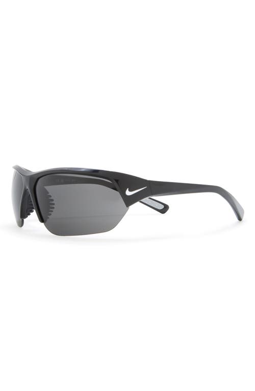 Shop Nike Skylon Ace Square Sunglasses In Black/grey