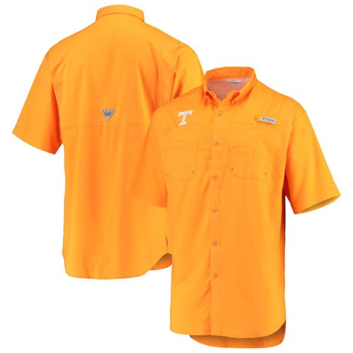 Columbia Tennessee Orange Tennessee Volunteers Big & Tall Collegiate Tamiami Button-down Shirt