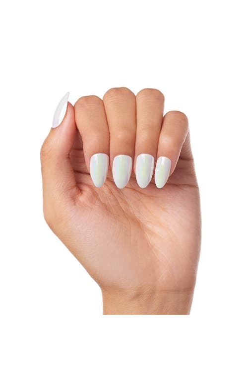 Shop Glamnetic Short Almond Press-on Nails Set In Moonlight