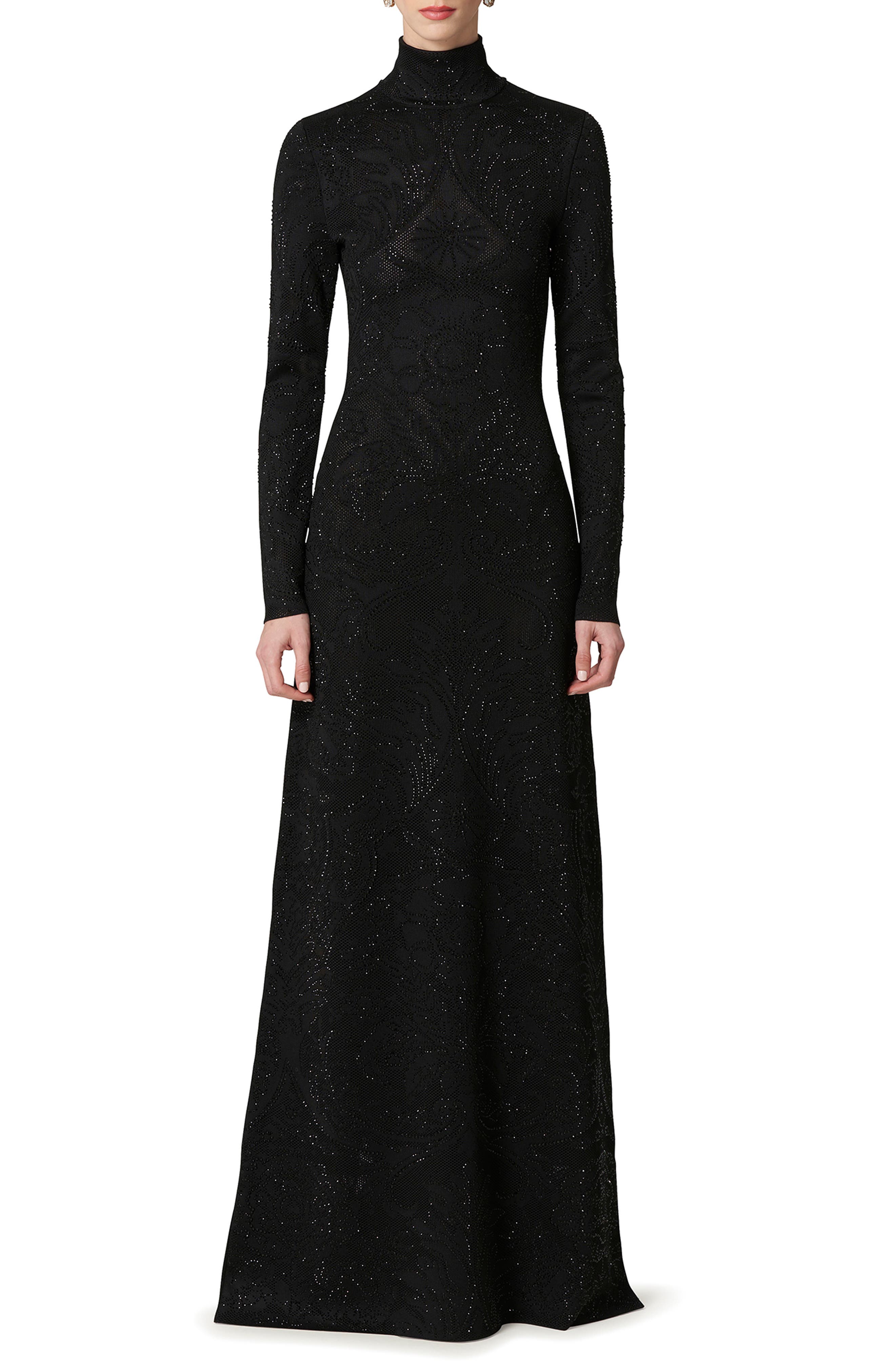 chinese dress ladies Carolina Herrera Off-the-shoulder Long-sleeve Dress  Runway Catalog